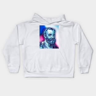 Galen Snowy Portrait | Galen Artwork 14 Kids Hoodie